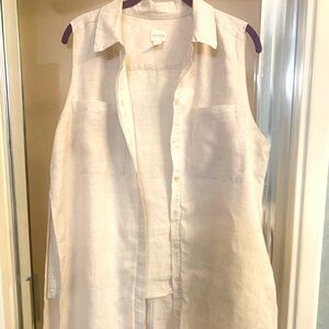 Chico’s Linen Long Tunic